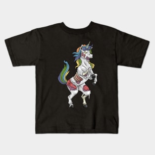 Zombie Unicorn Halloween costume Zombiecorn Kids T-Shirt